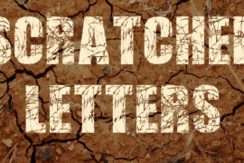 Scratched Letters Font
