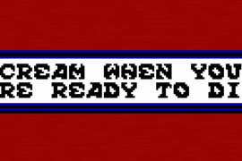 Scream When You’re Ready To Die Font