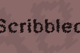 Scribbled Font