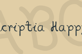Scriptia Happy Font