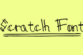 Sctatch Font