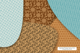 Seamless Patterns Various Font