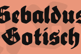 Sebaldus Gotisch Font