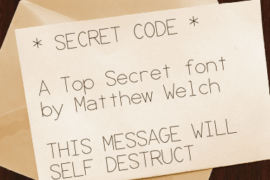 Secret Code Font