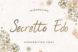 Secretto Edo Demo Font