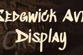 Sedgwick Ave Display Font