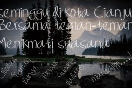 Seminggu di kota Cianjur Font