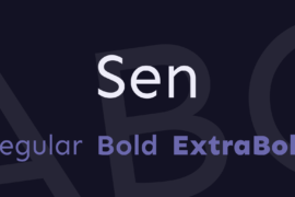 Sen Font Family