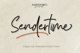 Sendertime Font