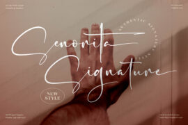 Senorita Signature Font Family