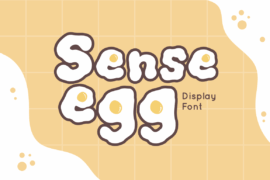 Sense egg Font