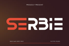 Serbie Font