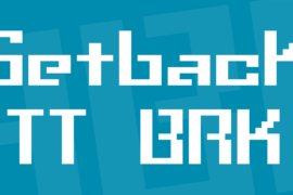 Setback TT BRK Font