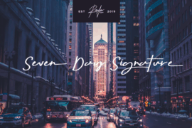 Seven Day Signature Font