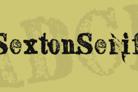 SextonSerif Font