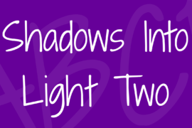 Shadows Into Light Two Font