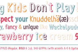 Shaky Hand Some Comic Font Family