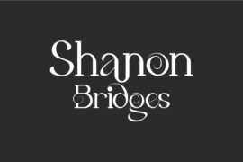 Shanon Bridges Demo Font