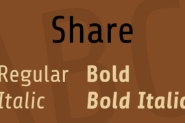 Share Font Family