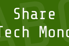 Share Tech Mono Font
