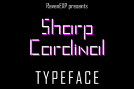 Sharp Cardinal Font