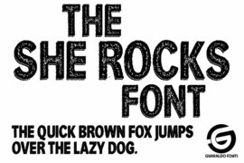 She Rocks Personal Use Font