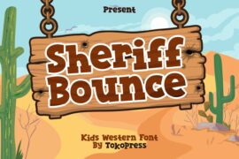 Sheriff Bounce Font