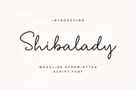 Shibalady Font