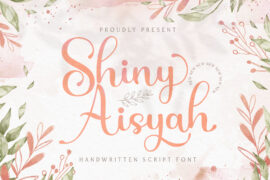 ShinyAisyah Font