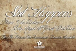 Shit Happens Font