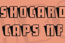 ShoCard Caps NF Font