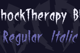 ShockTherapy BB Font Family