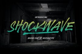 SHOCKWAVE FREE Font