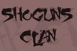 Shoguns Clan Font
