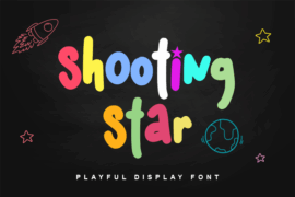 Shooting Star – personal use Font