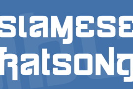 Siamese Katsong Font