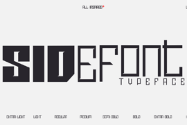 Sidefont Font