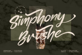 Simphony Brushe Font Family