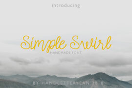 Simple Swirl Font
