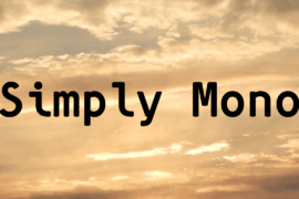 Simply Mono Font Family