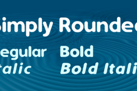 Simply Rounded Font Family