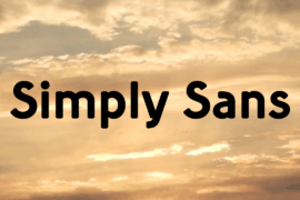 Simply Sans Font Family