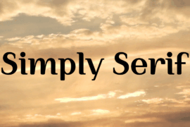 Simply Serif Font Family