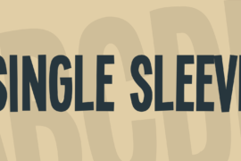 Single Sleeve Font