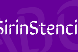 SirinStencil Font