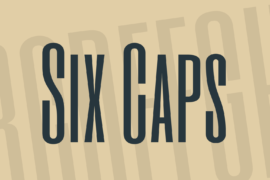 Six Caps Font