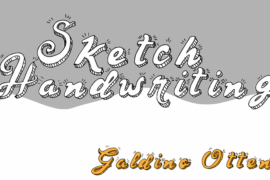 Sketch Handwriting Font