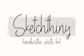 Sketchthiny Font