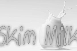 Skim Milk Font