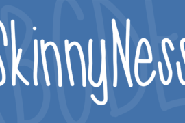 SkinnyNess Font